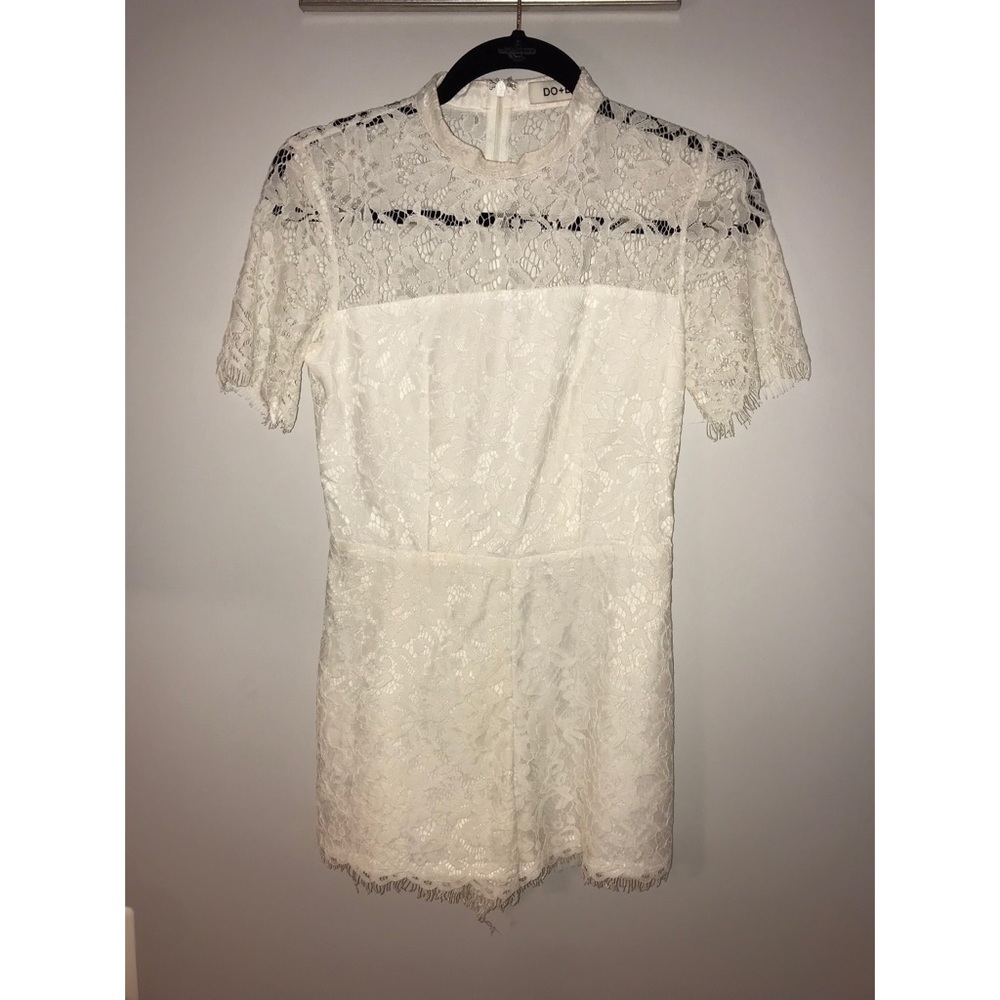 Do & Be White Lace Romper